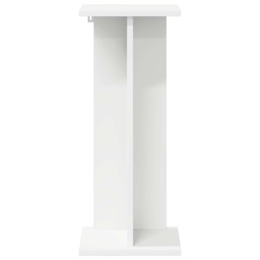 vidaXL Βάση φυτών 2 τμχ. Λευκός 25 x 25,5 x 60,5 εκ.