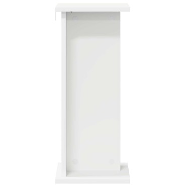 vidaXL Βάση φυτών 2 τμχ. Λευκός 25 x 25,5 x 60,5 εκ.
