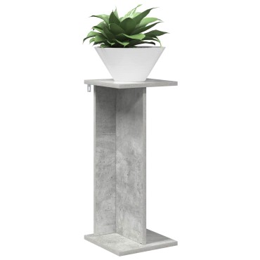 vidaXL Βάση φυτών 2 τεμ. Γκρι Σκυροδέματος 25 x 25,5 x 60,5 εκ.
