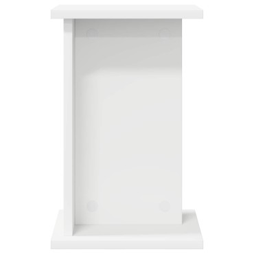 vidaXL Βάση φυτών 2 τμχ. Λευκός 25 x 25,5 x 40,5 εκ.