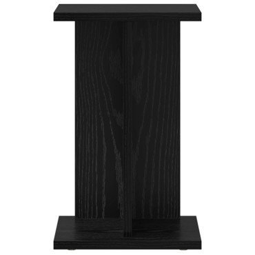 vidaXL Βάση φυτών 2 τεμ. Μαύρη Δρυς 25 x 25,5 x 40,5 εκ.
