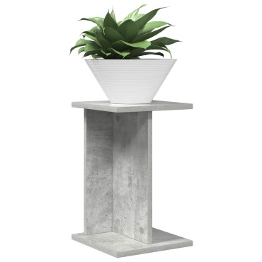 vidaXL Βάση φυτών 2 τεμ. Γκρι Σκυροδέματος 25 x 25,5 x 40,5 εκ.