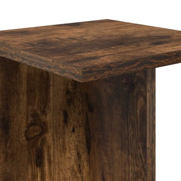 vidaXL Βάση φυτών Καπνισμένο Ξύλο Δρυός 25 x 25,5 x 40,5 εκ.