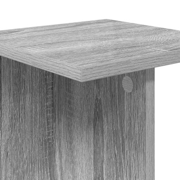 vidaXL Βάση φυτών 2 τεμ. Γκρι Sonoma 25 x 25,5 x 40,5 εκ.