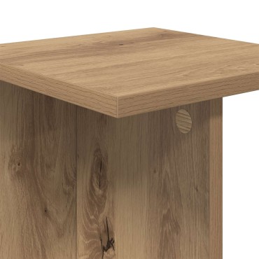 vidaXL Βάση φυτών 2 τμχ. Τεχνίτικη Δρυς 25 x 25,5 x 40,5 εκ.