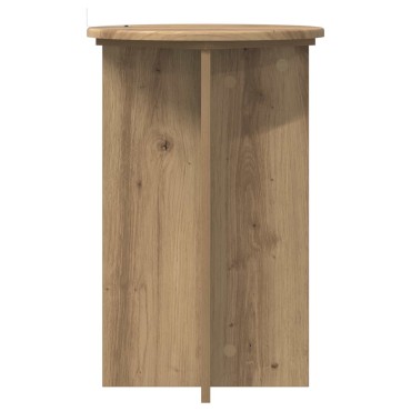 vidaXL Βάση φυτών 2 τμχ. Artisan Δρυς Ø40 x 60 εκ. Επεξεργασμένο Ξύλο