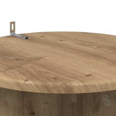 vidaXL Βάση φυτών 2 τμχ. Artisan Δρυς Ø40 x 60 εκ. Επεξεργασμένο Ξύλο