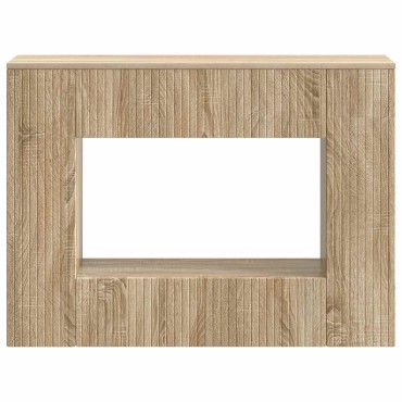 vidaXL Τραπέζι κονσόλας Ριγέ Δρύς Sonoma 101x29x74cm