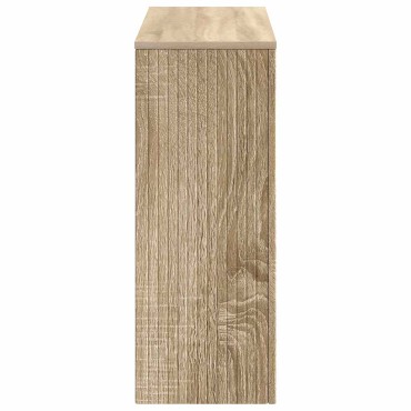 vidaXL Τραπέζι κονσόλας Ριγέ Δρύς Sonoma 101x29x74cm