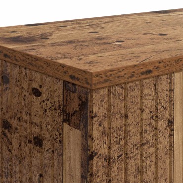 vidaXL Τραπέζι κονσόλας Παλιό ξύλο 101x29x74cm