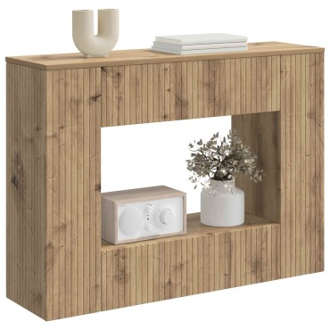 vidaXL Τραπέζι κονσόλας Τεχνίτικη Δρυς 101x29x74cm