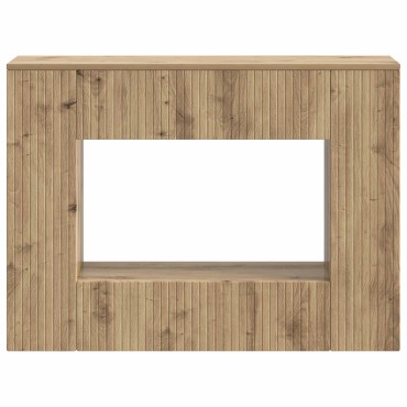 vidaXL Τραπέζι κονσόλας Τεχνίτικη Δρυς 101x29x74cm