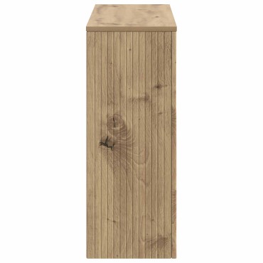vidaXL Τραπέζι κονσόλας Τεχνίτικη Δρυς 101x29x74cm