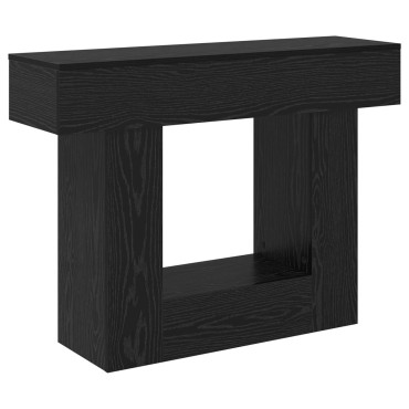 vidaXL Μαύρη Δρυς 101x30x74 εκ