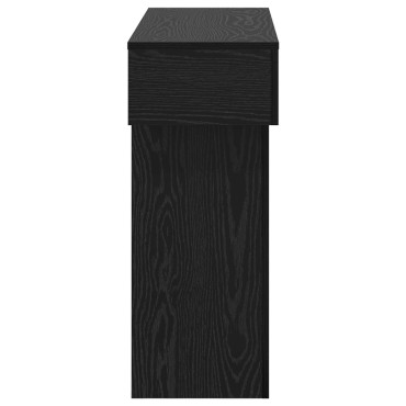 vidaXL Μαύρη Δρυς 101x30x74 εκ