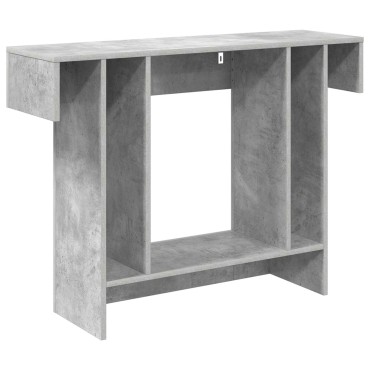 vidaXL Σκυρόχρωμο Γκρι 101x30x74 εκ