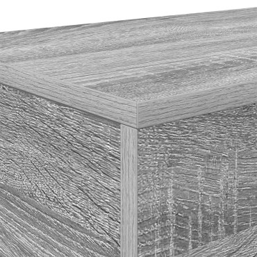 vidaXL Γκρι Σονομά 101x30x74 εκ
