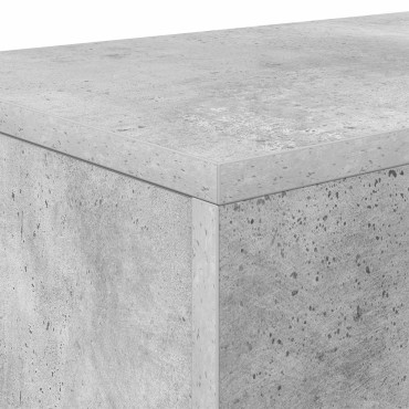 vidaXL Σκυρόχρωμο Γκρι 160x30x74 εκ