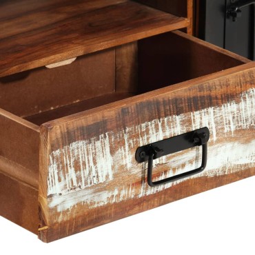vidaXL Έπιπλο Τηλεόρασης 120x30x40cm από Μασίφ Ανακυκλωμένο Ξύλο