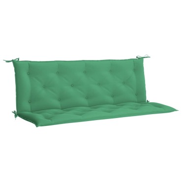 vidaXL Μαξιλάρι Πάγκου Κήπου Πράσινο 150x(50+50)x7cm Ύφασμα Oxford