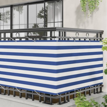 vidaXL Οθόνη Μπαλκονιού 100 x 200 cm Ύφασμα Όξφορντ Ορθογώνιος