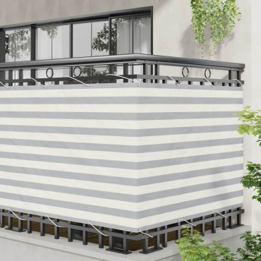 vidaXL Οθόνη Μπαλκονιού Ορθογώνιος 120 x 1000 cm Ύφασμα Όξφορντ
