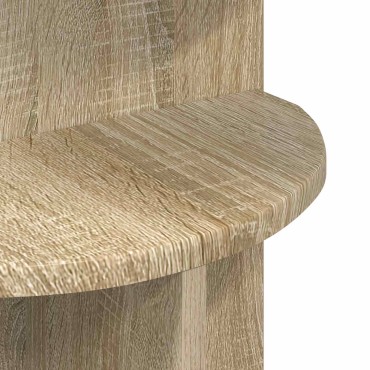 vidaXL Τραπεζάκι Πλευράς με αποθήκευση Sonoma Δρυς 39,5x55cm 1 τεμ.