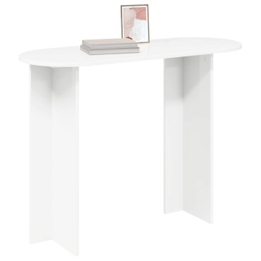 vidaXL Τραπέζι κονσόλας Λευκό 100x39,5x75cm Επεξεργασμένο Ξύλο