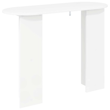 vidaXL Τραπέζι κονσόλας Λευκό 100x39,5x75cm Επεξεργασμένο Ξύλο