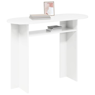 vidaXL Τραπέζι κονσόλας Λευκό 100x39,5x75cm Επεξεργασμένο Ξύλο