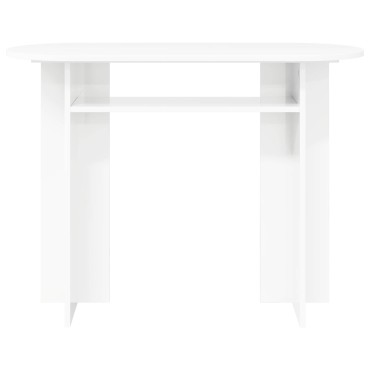 vidaXL Τραπέζι κονσόλας Λευκό 100x39,5x75cm Επεξεργασμένο Ξύλο