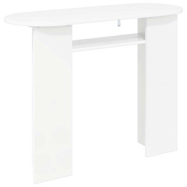vidaXL Τραπέζι κονσόλας Λευκό 100x39,5x75cm Επεξεργασμένο Ξύλο