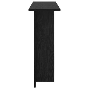 vidaXL Τραπέζι κονσόλας Μαύρη Δρυς 100x30x75cm Επεξεργασμένο Ξύλο