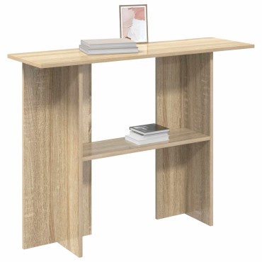 vidaXL Τραπέζι κονσόλας Sonoma Δρυς 100x30x75 εκ