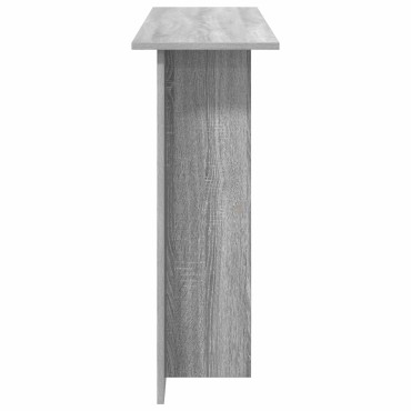 vidaXL Τραπέζι κονσόλας Γκρι Sonoma 100x30x75 εκ