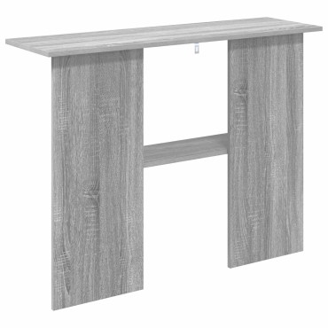 vidaXL Τραπέζι κονσόλας Γκρι Sonoma 100x30x75 εκ