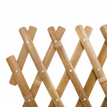 vidaXL Επεκτάσιμο πλέγμα φράχτη 2 τμχ. 100x105cm Μπαμπού