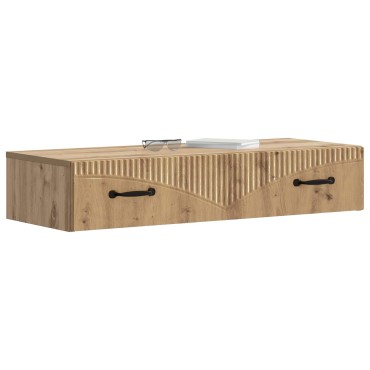 vidaXL Τραπεζάκι Τοίχου 87,5x34,5x17cm Επεξεργασμένο Ξύλο