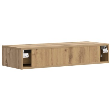 vidaXL Τραπεζάκι Τοίχου 87,5x34,5x17cm Επεξεργασμένο Ξύλο
