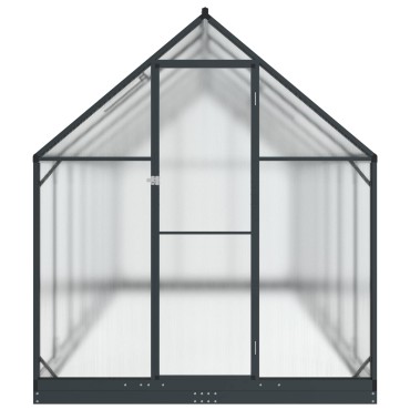 vidaXL Θερμοκήπιο Κήπου με πόρτα Ανθρακί 183,5 x 423,5 x 207 εκ