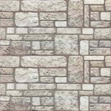 vidaXL Πάνελ τοίχου 10 τμχ. 100 x 50 cm Γκρι Αφρός EPS