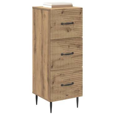vidaXL Ντουλάπι με Συρτάρια 33x34,5x89,5cm Επεξεργασμένο Ξύλο 1 τεμ.