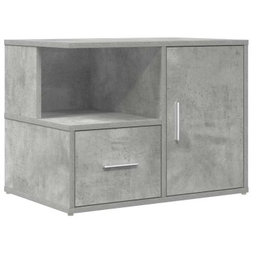 vidaXL Ντουλάπι Γωνιακό Γκρι Σκυροδέματος 160x40x45cm Επεξ. Ξύλο 1 τεμ.