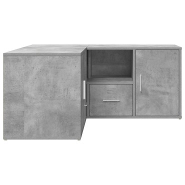 vidaXL Ντουλάπι Γωνιακό Γκρι Σκυροδέματος 160x40x45cm Επεξ. Ξύλο 1 τεμ.
