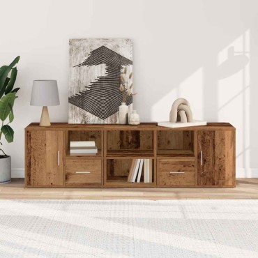 vidaXL Ντουλάπι Γωνιακό Όψη Παλαιού Ξύλου 160x40x45cm από Επεξ. Ξύλο 1 τεμ.