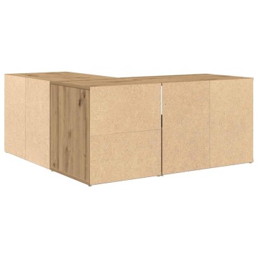 vidaXL Ντουλάπι Γωνιακό Αρτισιανή Δρυς 160x40x45cm από Επεξ. Ξύλο 1 τεμ.