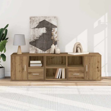 vidaXL Ντουλάπι Γωνιακό Αρτισιανή Δρυς 160x40x45cm από Επεξ. Ξύλο 1 τεμ.