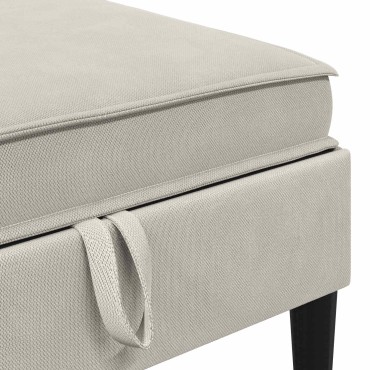 vidaXL Σετ Επίπλων Σαλονιού 6 τεμ. Βρώμη Ύφασμα 280x140x82cm  Γωνιακός