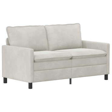 vidaXL Σετ Καναπέ 2 τεμ. Κρεμ Βελούδο 156x81x87,5cm  Διθέσιος