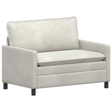 vidaXL Σετ Καναπέ 2 τεμ. Κρεμ Βελούδο 196x81x87,5cm  Διθέσιος